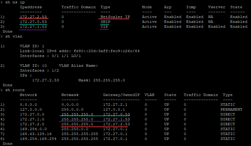 Azure show nsip método 2