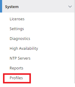 System profiles