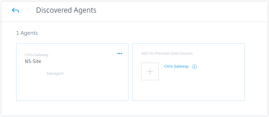 Linked data sources select Citrix Gateway