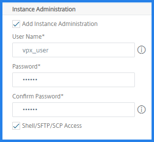 Agregar administración de instancias