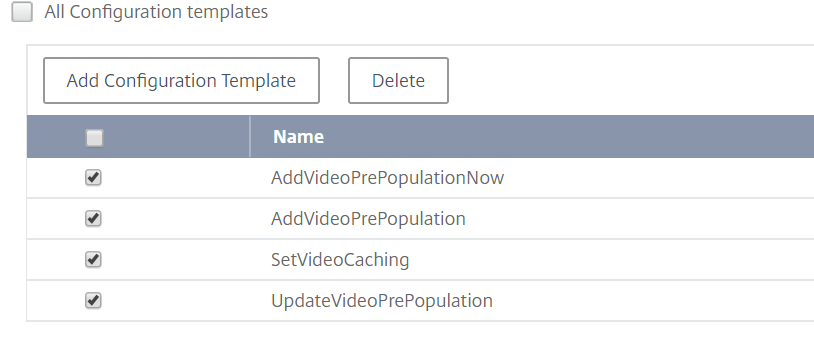 Modèles de configuration