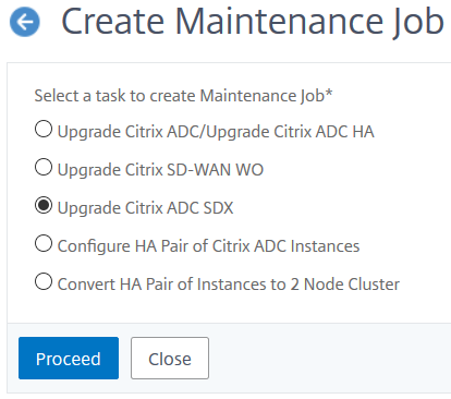 Aktualisieren Sie NetScaler SDX