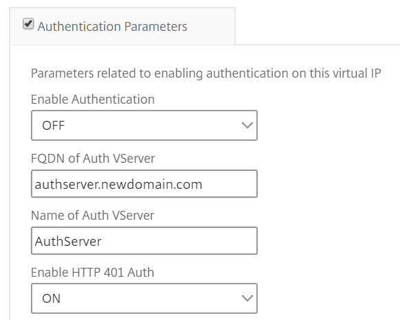 Optionaler, erweiterter virtueller Load Balanc