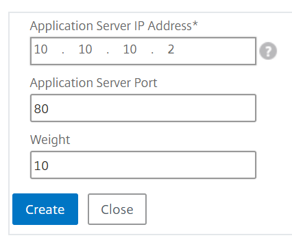 Especificar IP y detalles de puertos