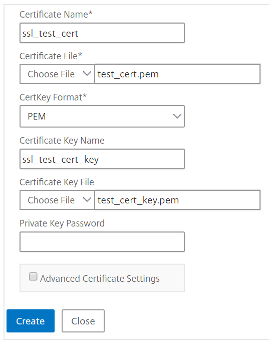 Spécifier les détails du certificat SSL à un server d'applications