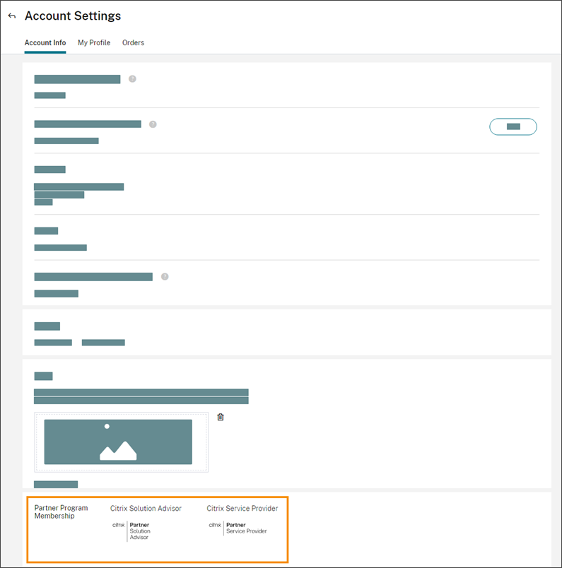 登录Paramètres Citrix Cloud