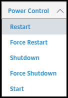 Power manage machines from the Monitor dashboard