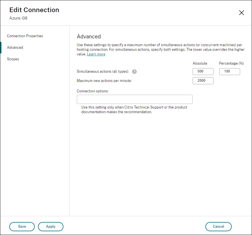 Azure throttling