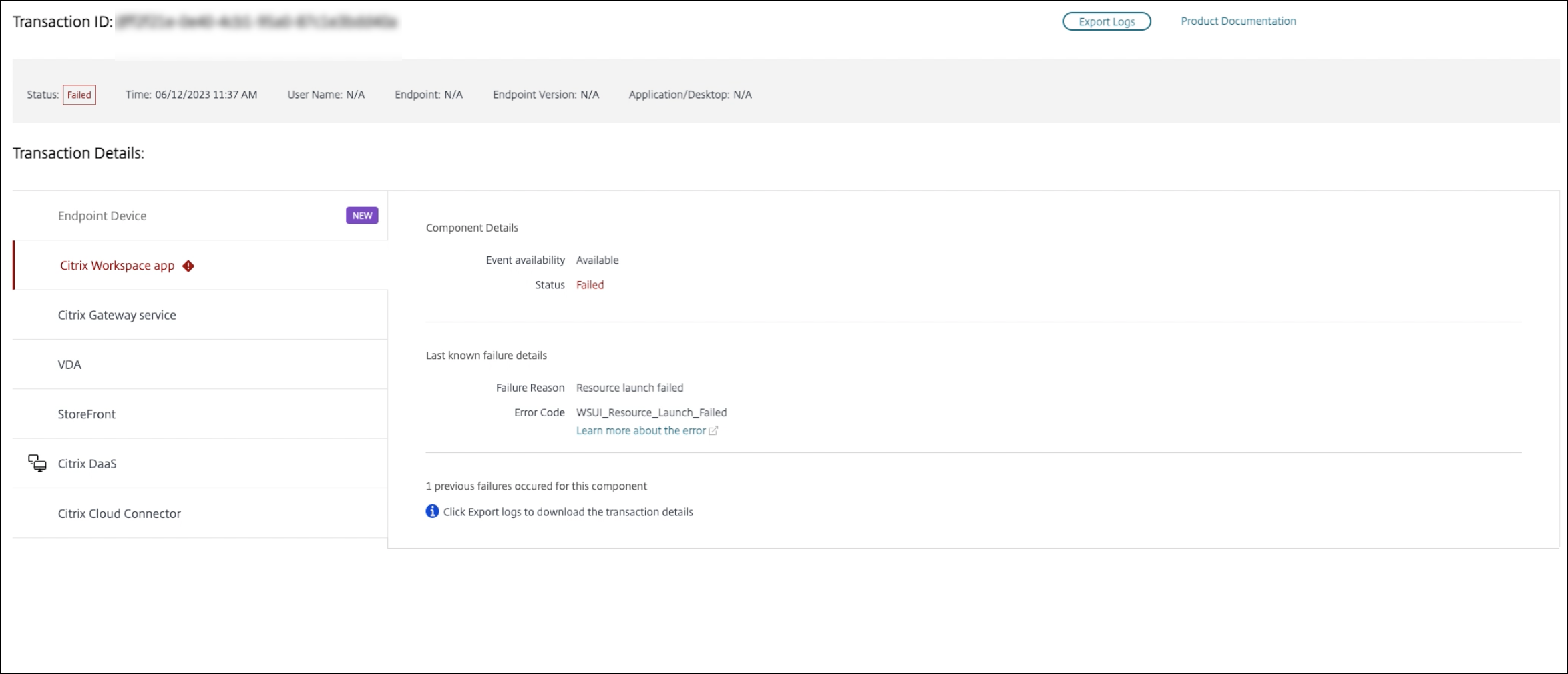 Session launch monitor page