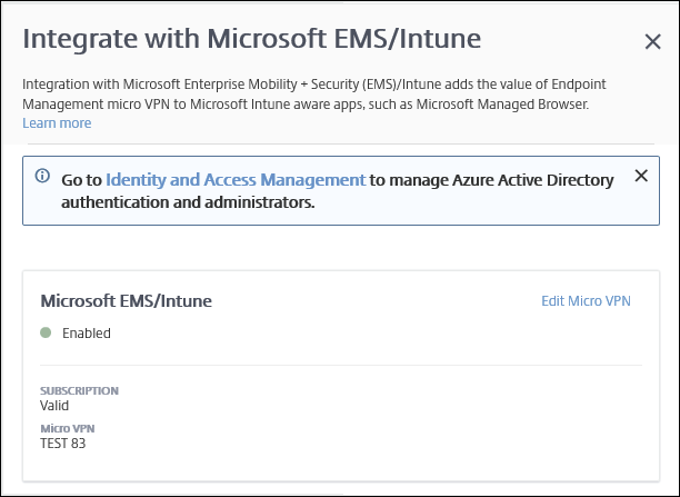 配置Microsoft EMS/Intune