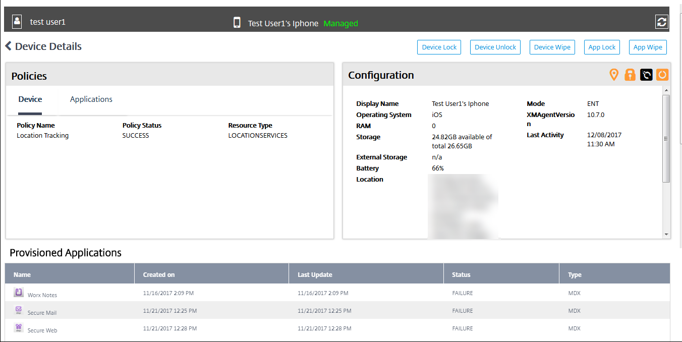 Citrix Cloud Monitor屏幕