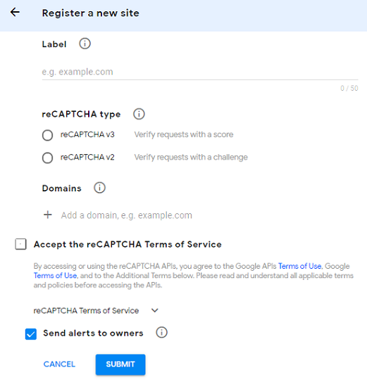 recaptcha registration1