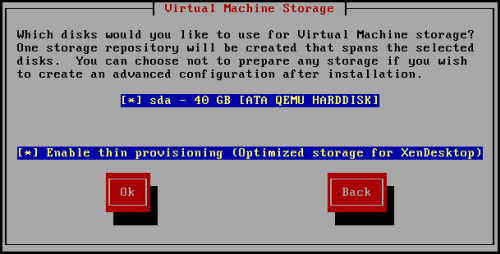 虚拟机存储[Virtual Machine Storage]パネル。