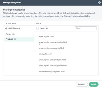 PLT Manage Categories