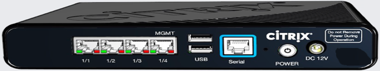 SD-WAN 110-SE后面板