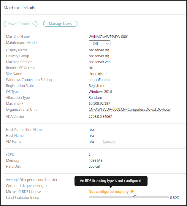 Integridade da licença do Microsoft RDS