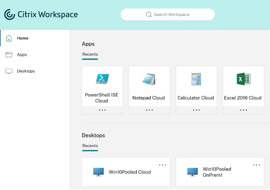 Workspace Favorites Disabled