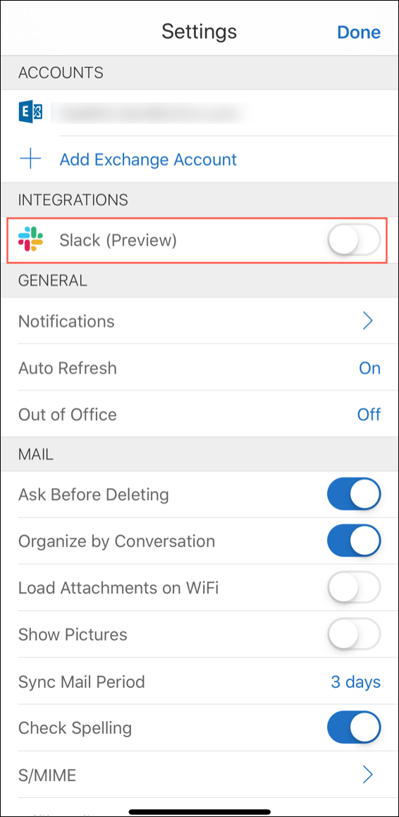 Integrações do Slack