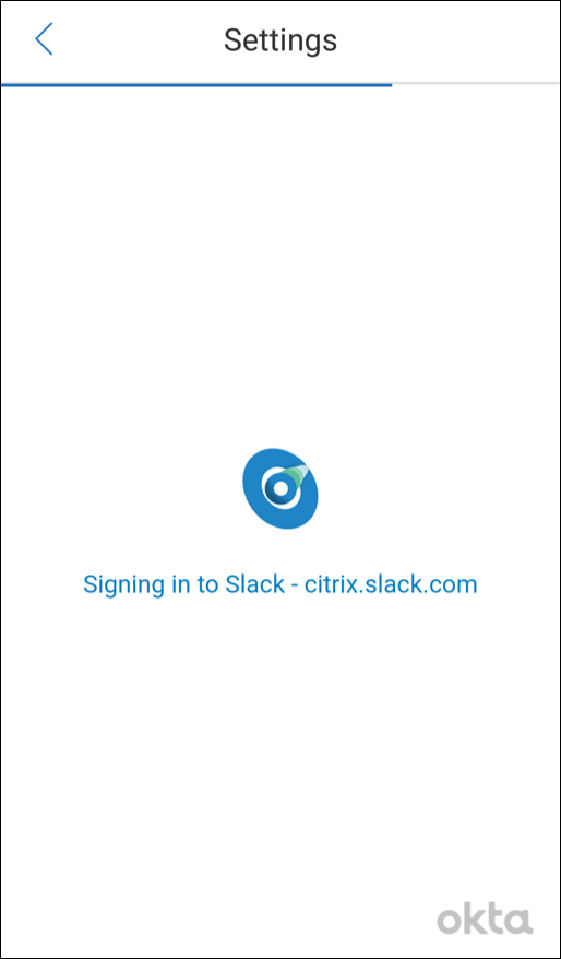 Logon no Slack