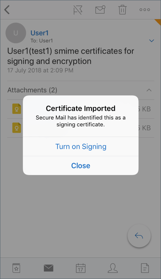 Imagem do certificado de important a <s:1> para a operat<s:1> o de assinatura