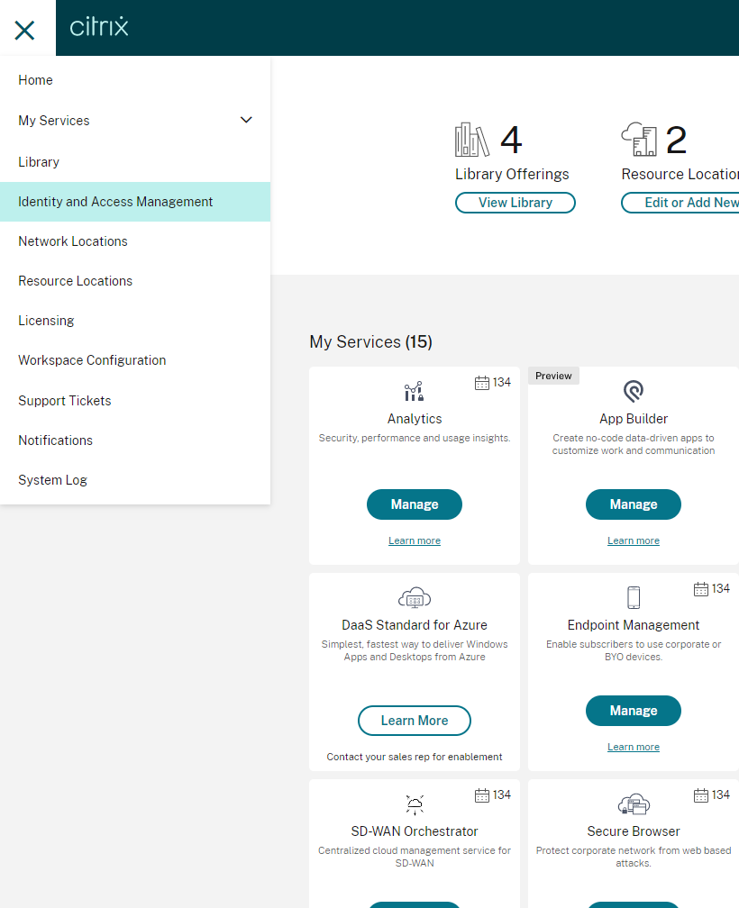 Citrix Cloud IAM