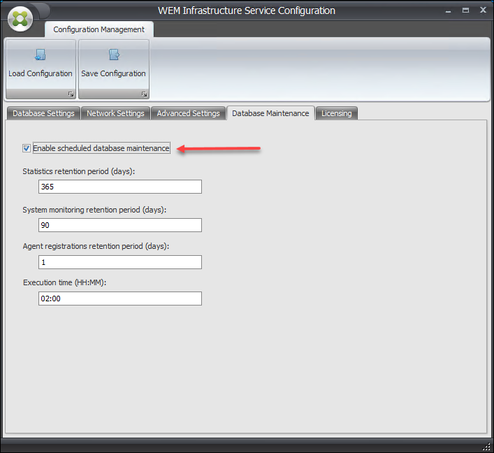 Servicios de infraestructura de configuración