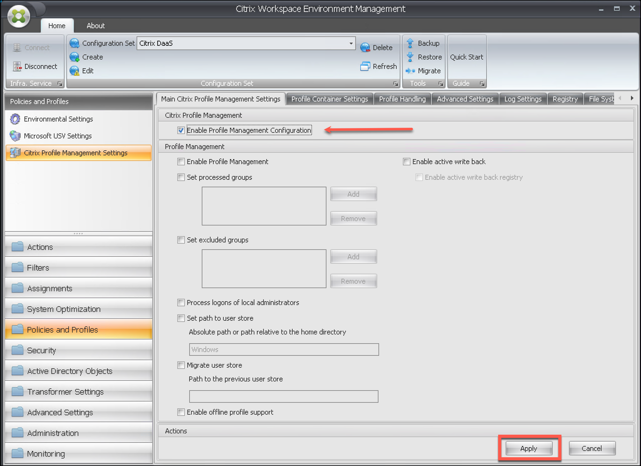 Install Administration Console