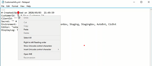 Importing Configuration