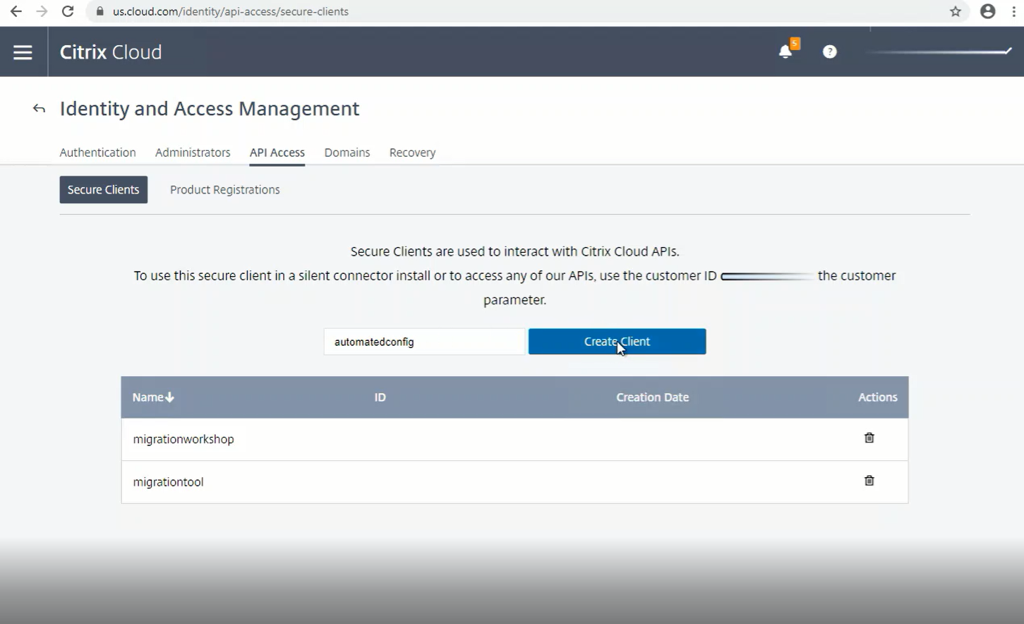 Importing Configuration