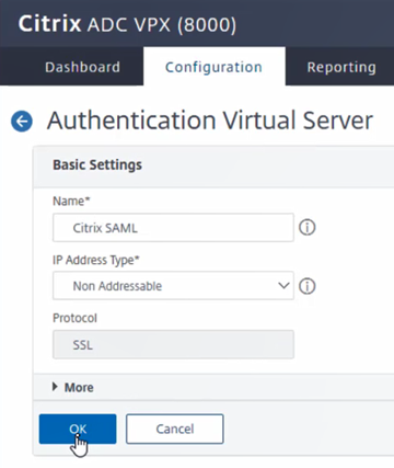 Configuration SAML de base