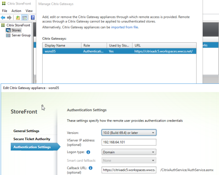 Create Authentication Profile