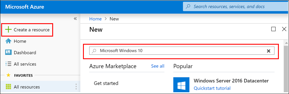 Master Image - Win10 search