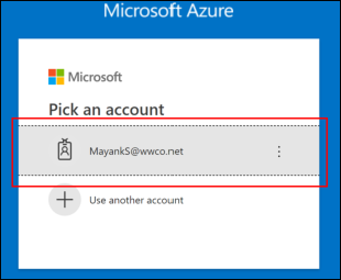 Log in to Azure