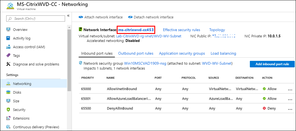 Cloud Connector - NW-Schnittstelle