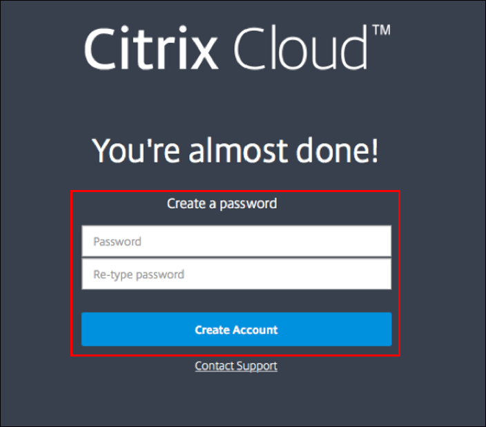 Citrix Cloud - Konto erstellen