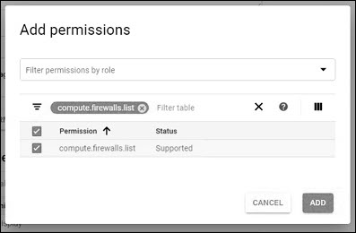 Enable permission