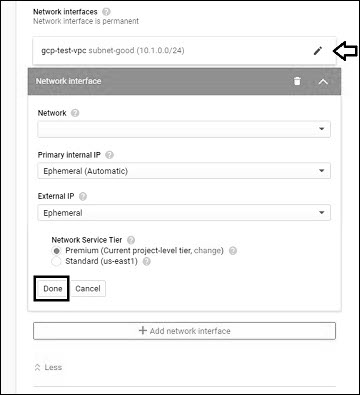 Second network interface