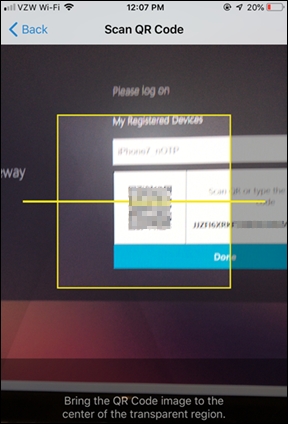 Native OTP-Registrierung