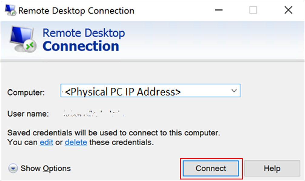 servicicio Citrix虚拟桌面:RDP a host físico