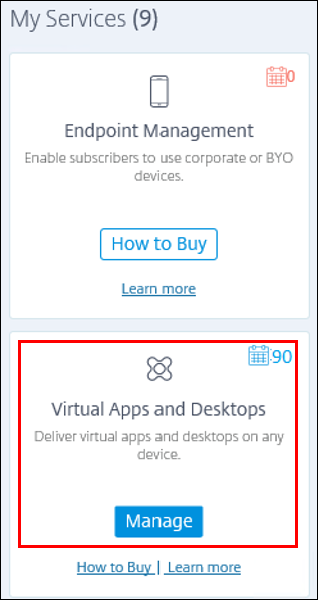 Citrix Virtual Desktops サービス-Citrix Cloudにログインする