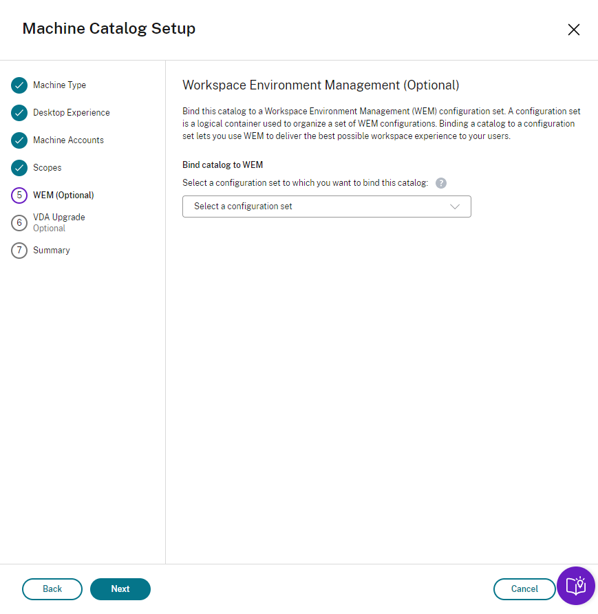 Citrix DaaS - Choose WEM