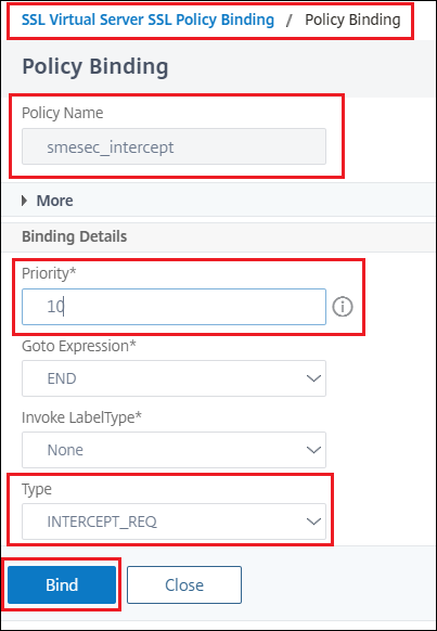 Directiva de interceptación de enlaces