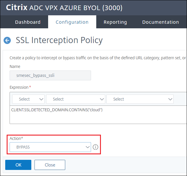 Directiva de omisión SSL