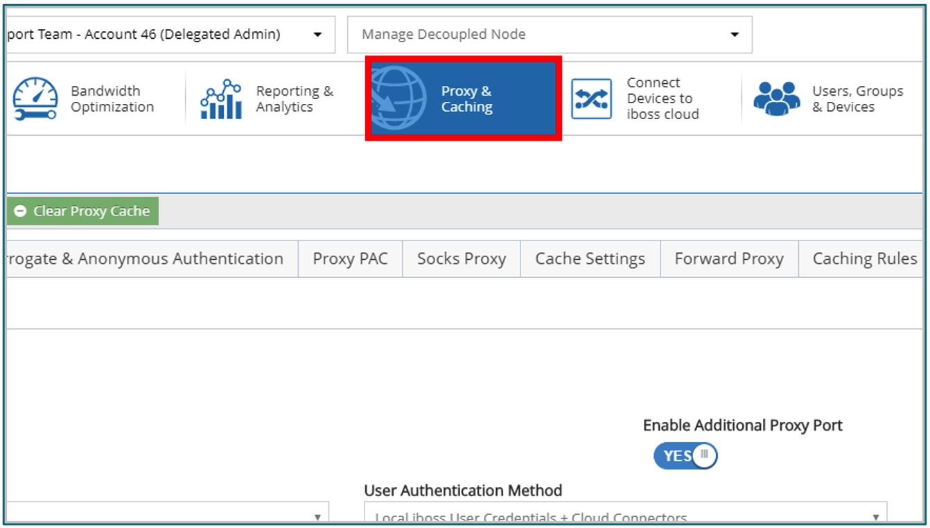 Citrix SIA代理和缓存