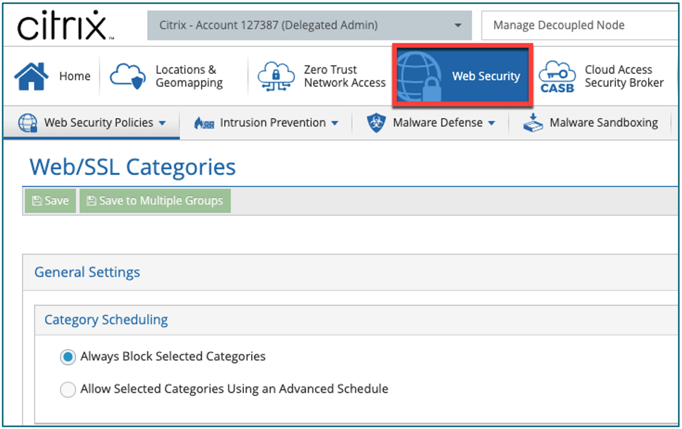 Citrix SIA 网络安全