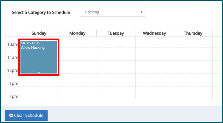 Citrix SIA KATEGORIE SCHEDULING 3