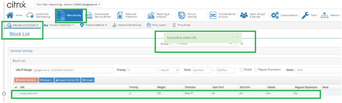 Block List Use Case 2