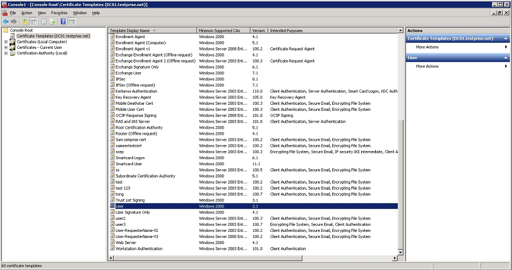 Console de Gerenciamento Microsoft