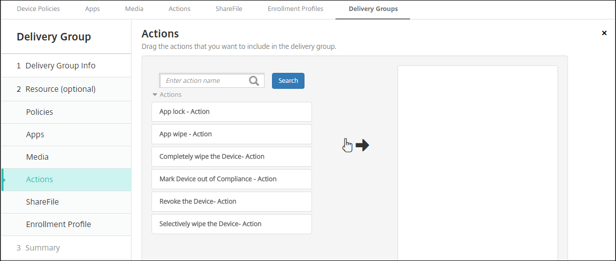 Écran . de configuration . des groups . de mise .处置