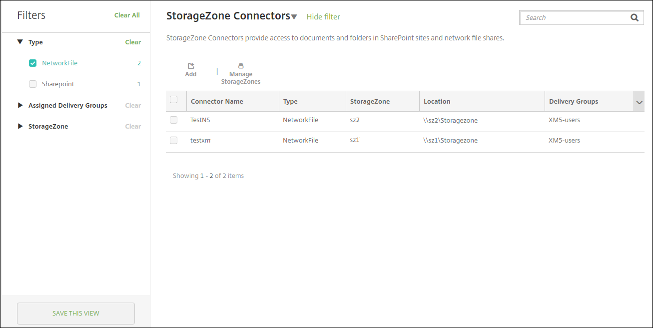 Configuration de Citrix Content Collaboration